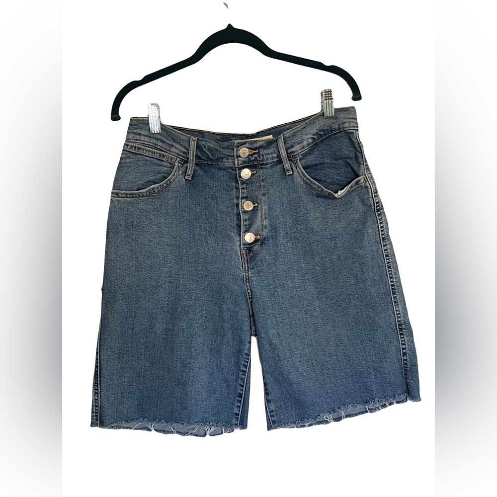 Levi's Mile High Wide Leg Jean Shorts Gem